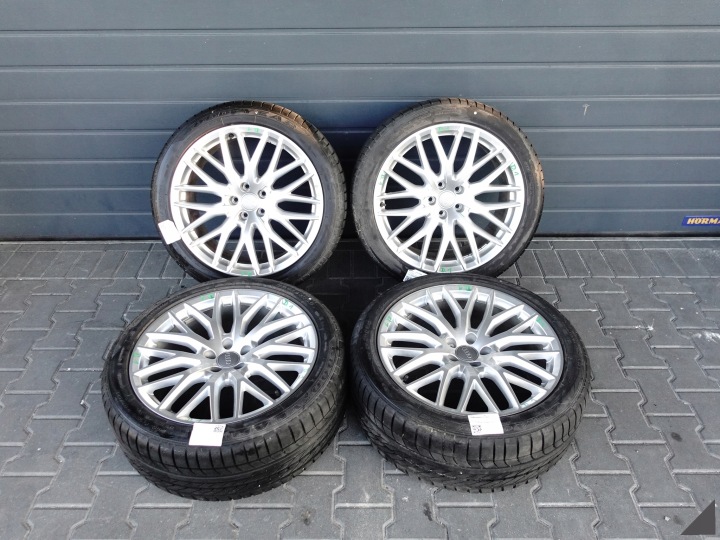 AUDI A8 S8 D4 4H0 9JX20 ET37 GOODYEAR 265/40 KOMPLET disky+Gumy 8,5MM LATO