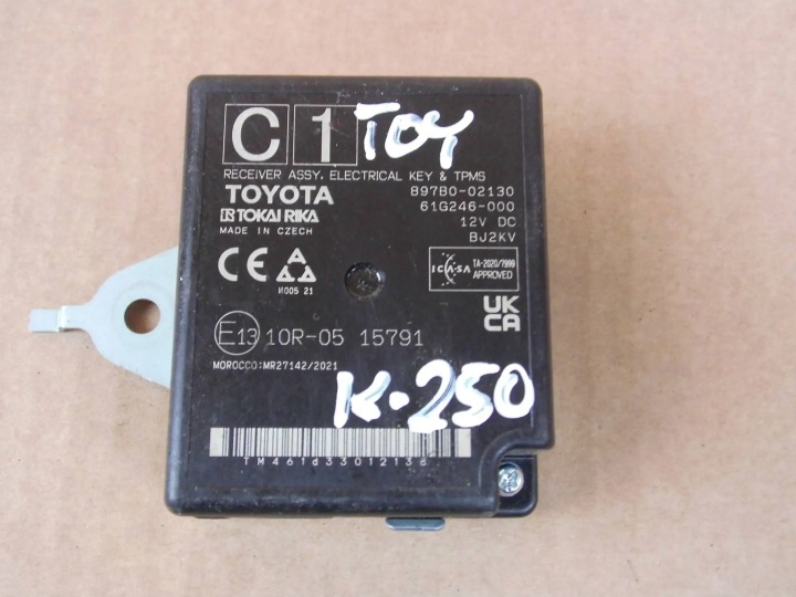 Toyota Corolla XII E21 module control unit of pressure w kolach of keys 897B002130