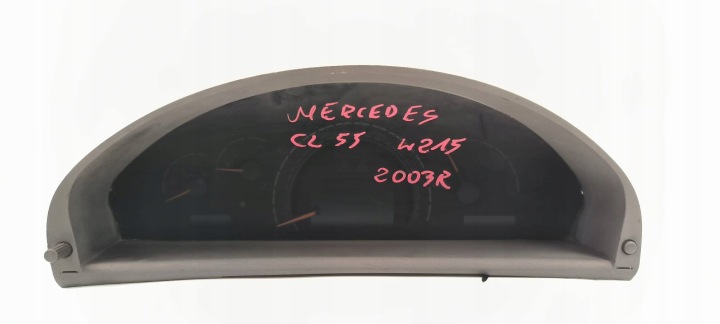 Instruments tachymètre compte tours Horloge montre tableau bord 1031098050 MERCEDES W215