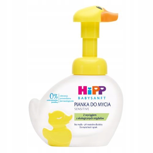 HiPP Babysanft Sensitive Піна для миття обличчя і рук для дітей, 250 мл