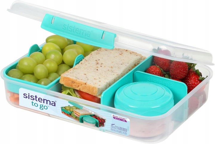 Sistema To Go Bento Box Create 1,48L – Lunchbox s přihrádkami, Mátový