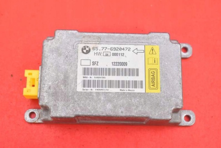 Module SENSOR Airbag Airbag 6920472 BMW E65 01-05