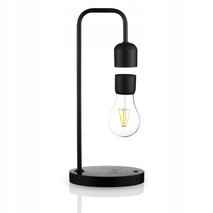 Noční Lampa Led Levitující Žárovka Indukční Nabíječka Qi Premium