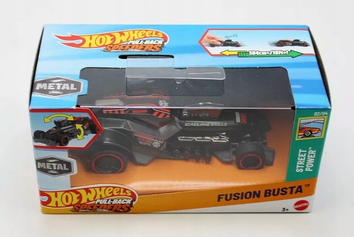 Машинка hot wheels інерційний speeders fusion busta (hpr83) mattel — фото 5