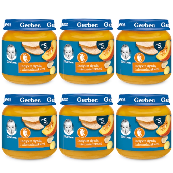 Gerber Овочі з ніжним індичкою по 5. місяця 125 г — фото 9