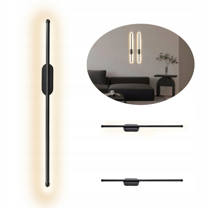 Led Nástěnná Lampa S Dlouhou Nástěnnou Lampou, 3 Teploty Barev, 8 W