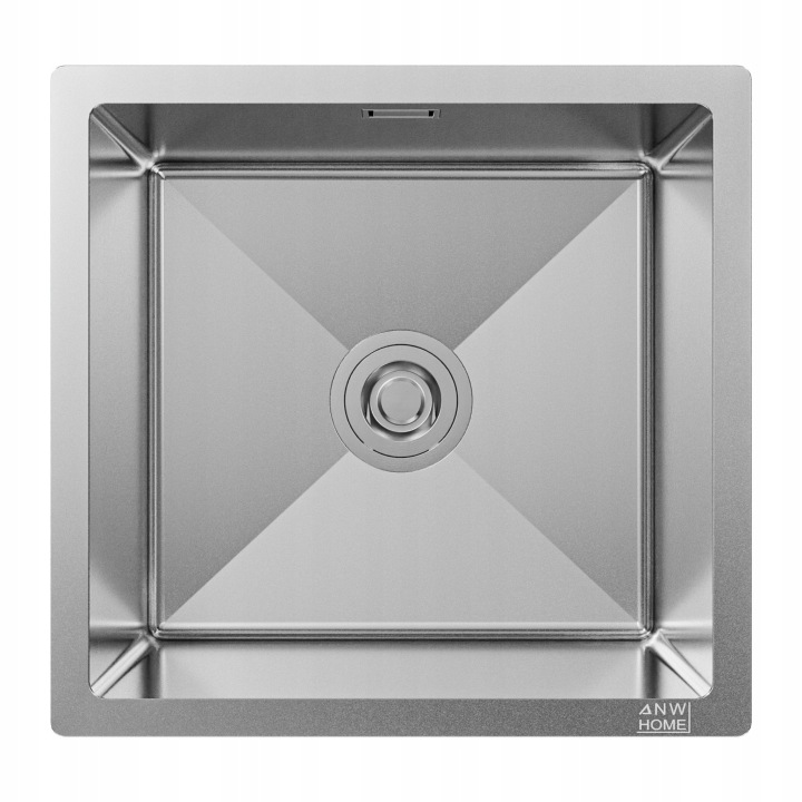 Kuchyňský Dřez 47X45 CM Nerezová Ocel 304 Inox Se Sifonem