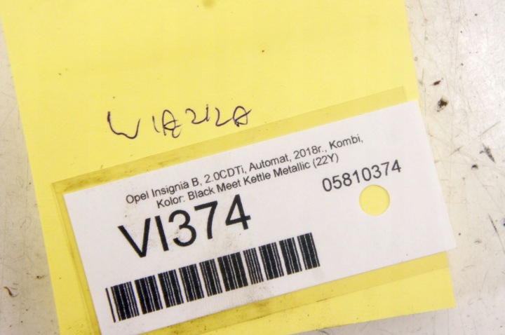 VI374 Opel Insignia B 2.0 CDTi Belt Adblauw koord 84243718 880160000 7