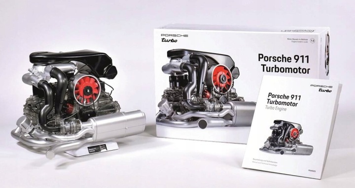 Franzis Двигун Porsche 911 Boxermotor модель механічна для складання — фото 9