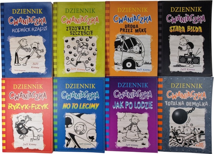 Zdjęcie egzemplarza: Dziennik Cwaniaczka / zestaw 8 książek / Jeff Kinney