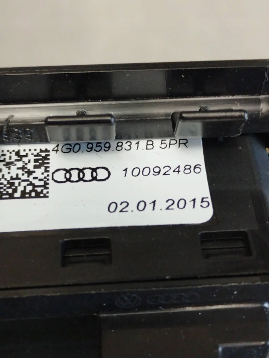 Audi A6 C7 4G prekidač zadnja hauba stražnji dio 4G0959831B