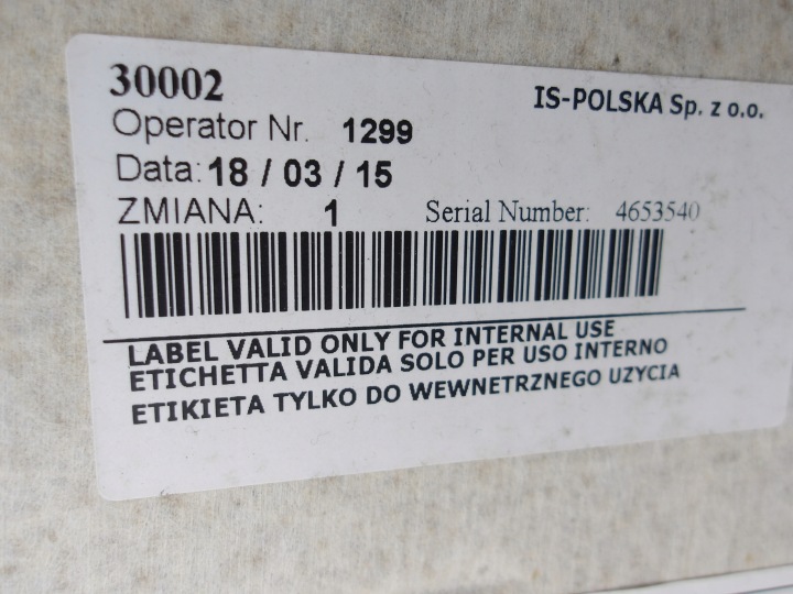 OPEL ASTRA J IV HATCHBACK SUBSUPPLACE SHARA OE 13293877 75 7