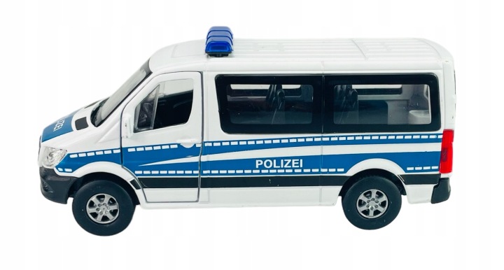 WELLY MERCEDES-BENZ SPRINTER TRAVELINER поліція німеччина 1:34 новий автомобіль — фото 4
