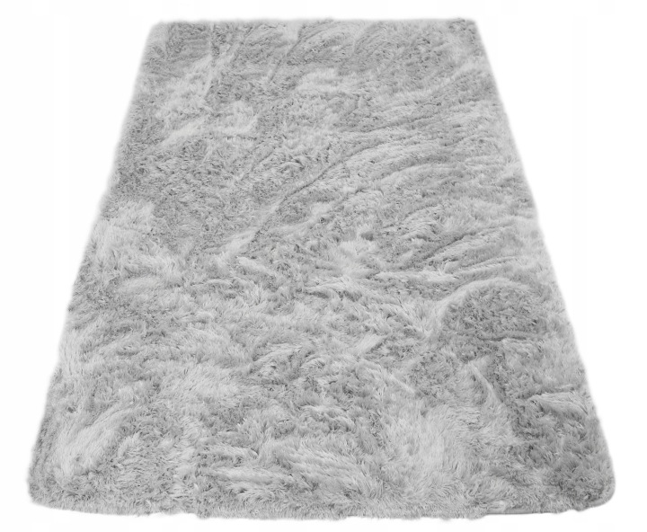 Koberec Plyš Softi Šedý Stříbrný Plyšový Měkký 100 x 150 cm