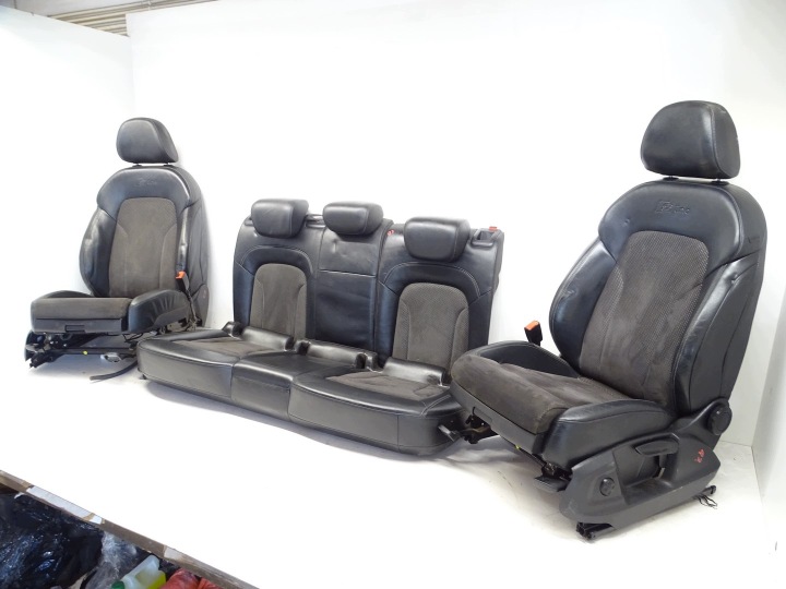 Sitze Sitz vorne Sitz heck KOMPLET Halbleder AUDI Q3 8U S-LINE