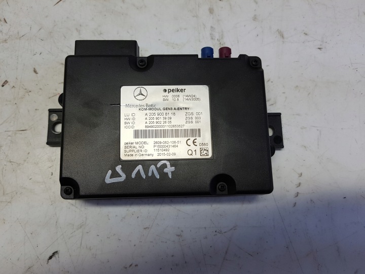 MERCEDES W117 w176 module control unit telematic