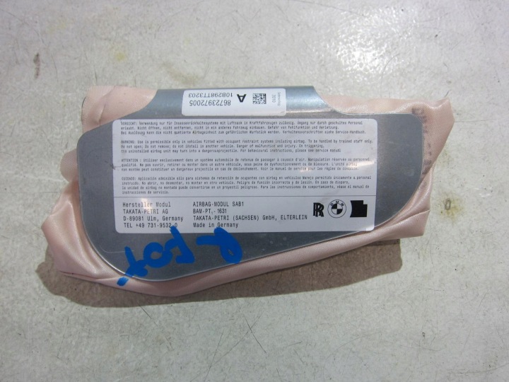 BMW F01 F10 Airbag Airbag sièges PRA 52109170254