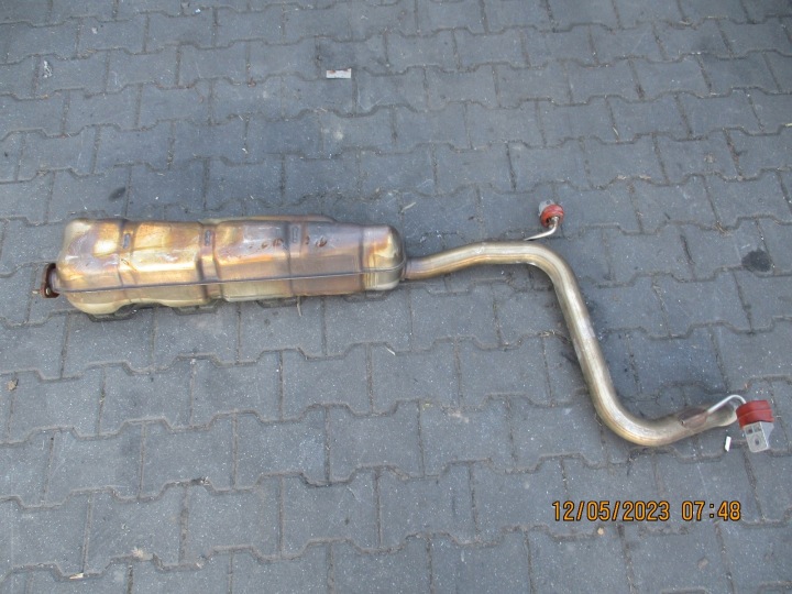 Marmitta sistema scarico completo auto usato SKODA OCTAVIA III GOLF VII 1,4TSI
