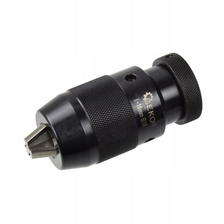 Hlava pro vrtačku Geko G00548 samosvorná 1-16 mm kužel B18