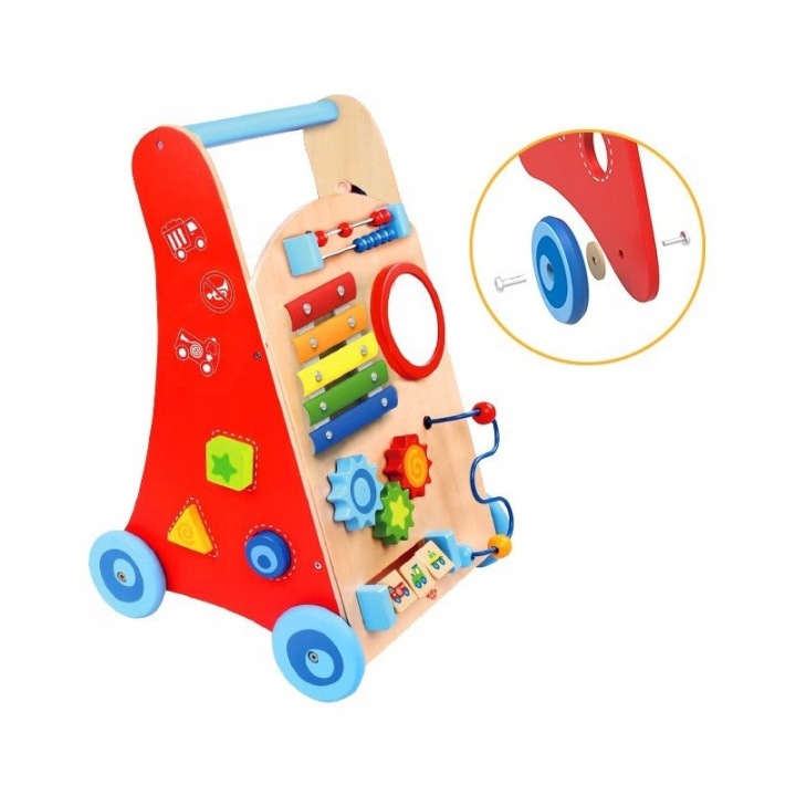 TOOKY TOY Багатофункціональні Ходунки Каталка Панель Розвивальна Для Дітей — фото 2