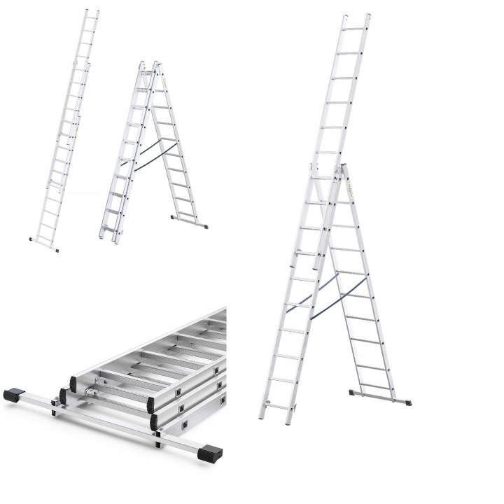 Žebřík 3x10 multifunkční Home Drabest 150 kg