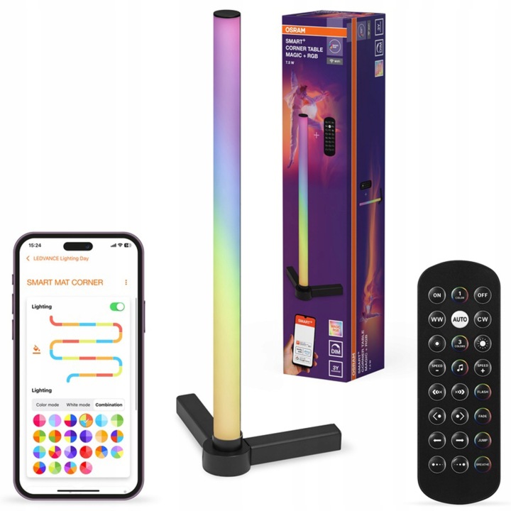 Stojací stolní Led lampa 7.5W 77lm Rgb Magic Osram Smart Wifi