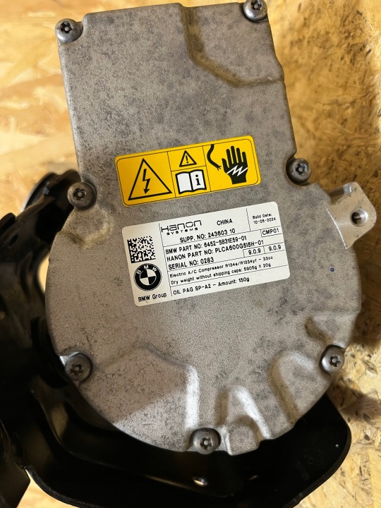 5B31E59 COMPRESOR CLIMATISATION MINI ACEMAN J05 BMW I4 G26 3KM! 12