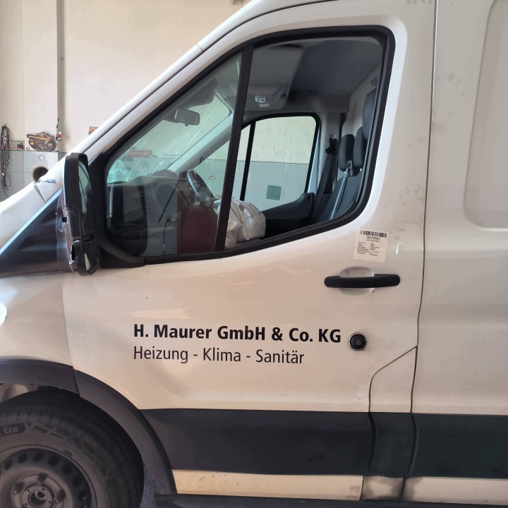 Tür links vorne FROZEN WHITE FORD TRANSIT MK8 22r