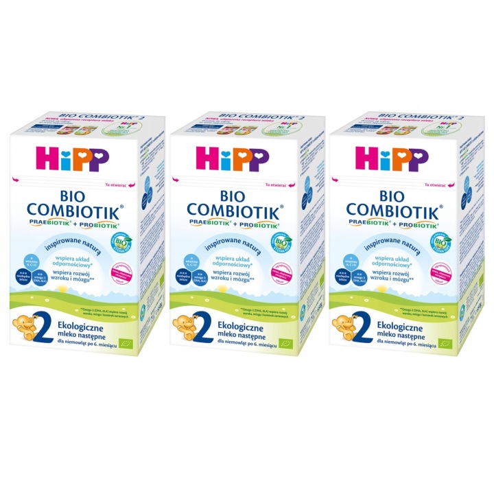 HiPP BIO Combiotik 2 молоко для немовлят по 6. місяця 550 г — фото 15