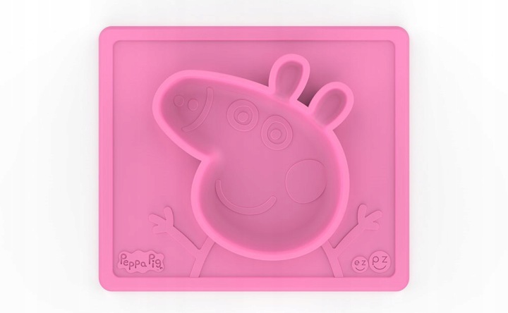 Силіконова мисочка з підкладкою 2 в 1 Peppa Pig TM