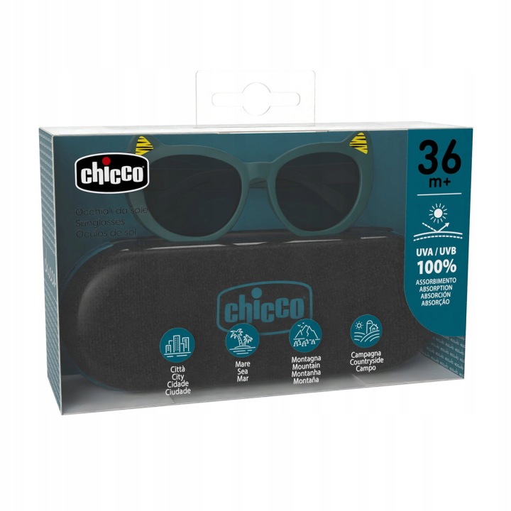 Окуляри Сонцезахисні CHICCO 36 міс.+ Girl сині з чохлом — фото 5