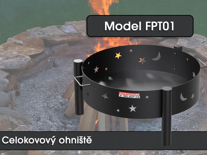 Celokovové ohniště FPT01, průměr 60 cm