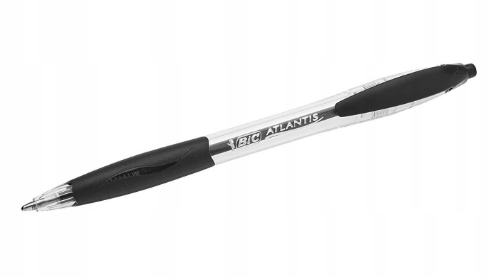 Ручка автоматична BIC ATLANTIS CLASSIC чорний 1.0 мм — фото 2
