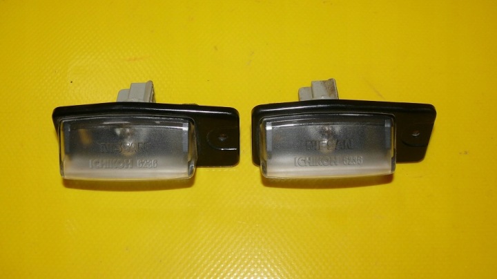 light signs REJESTRACYJNEJ NISSAN SENTRA B16