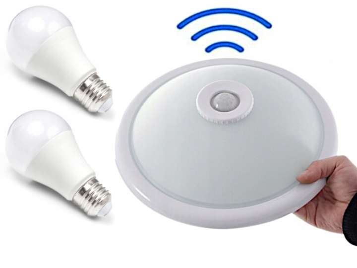 Led lampa na zeď Strop s časovým senzorem pohybu soumraku Žárovky 15W