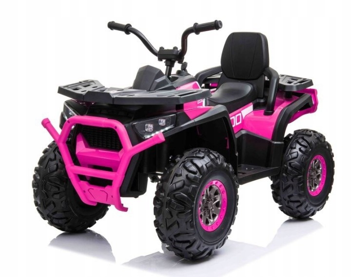 Великий Квадроцикл на акумулятор XMX607 4 x 45 Watt 12 В 10 Аг Шкіра Пульт Рожевий — фото 7