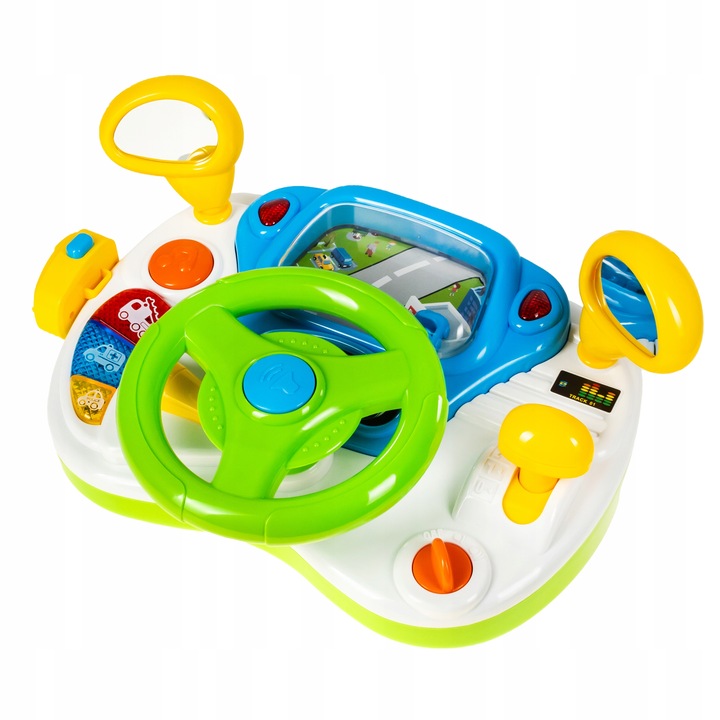INTERACTIVE STEERING WHEEL EDUCATIONAL DRIVING SIMULATOR HORN LIGHT MICROPHONE Manufacturer code 6918