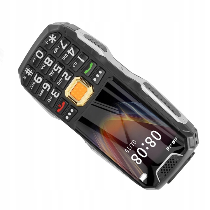 Великий кнопка 2G Senior Телефон Dual SIM картка 2400 мАг розблокована 7 А — фото 4