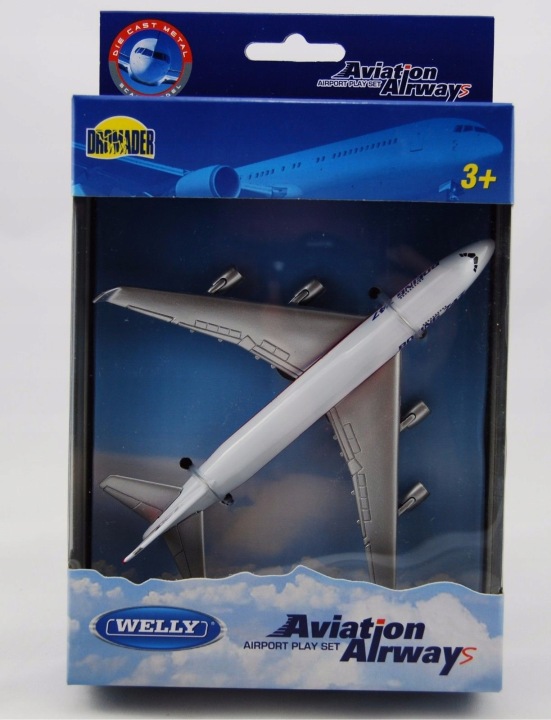 BOEING 747 літак пасажирський металева модель WELLY — фото 7