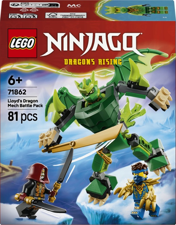 LEGO NINJAGO 71862 Набір бойовий: Драконячий костюм Lloyd — фото 2