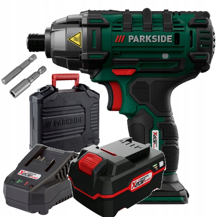 Šroubovák Parkside 180Nm 20V parkside 4Ah akumulátor Nová Sada