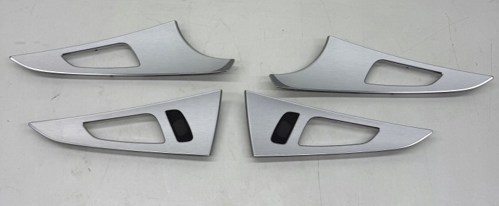 AUDI A6 C7 mouldings dekory door SZCZOTKOWANE aluminium 4X KOMPLET!