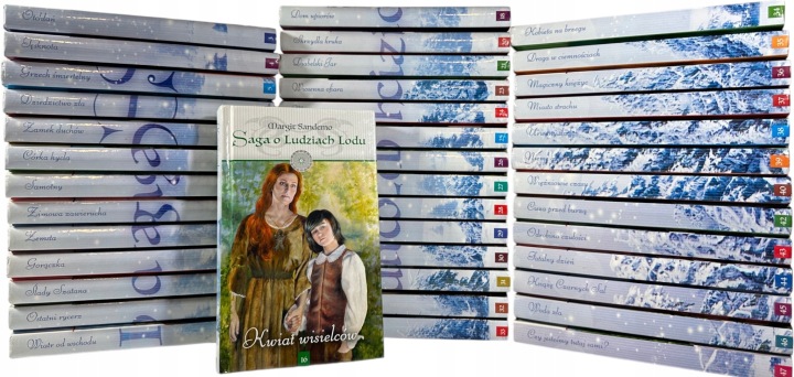 Zdjęcie egzemplarza: TWARDE / Saga o Ludziach Lodu / zestaw 41 książek / Margit Sandemo