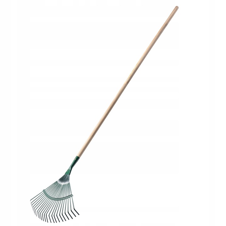 Hrábě Na Listy Trávy Z Drátu S Násadou 43 cm