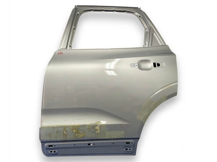 VOLVO XC60 II 17-24 PORTA Portiera sinistra posteriore sinistro posteriore DO LAKIEROWANIA argento