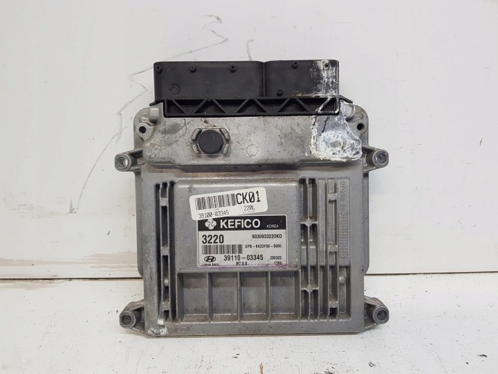 HYUNDAI I20 computer control unit of the engine 39110-03345
