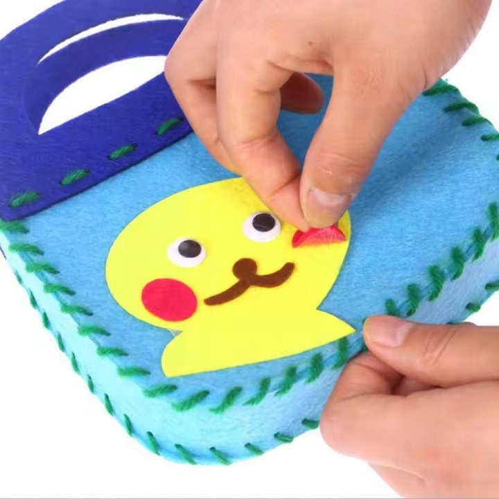 Набір для Навчання Шиття для Дітей Фетрові Сумочки DIY Монтессорі 6 ел. — фото 3