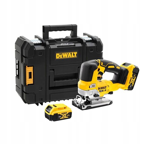 DeWalt DCS334P2-QW aku přímočará pila 18V/2*5Ah, zdvih 26mm, max.prořez 135
