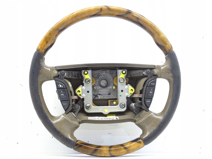 steering wheel, MULTIMEDIA leather wooden JAGUAR XJ X350