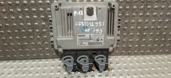 Computer 0281012981 9653958980 9664617680 CITROEN PEUGEOT 1.6 HDI